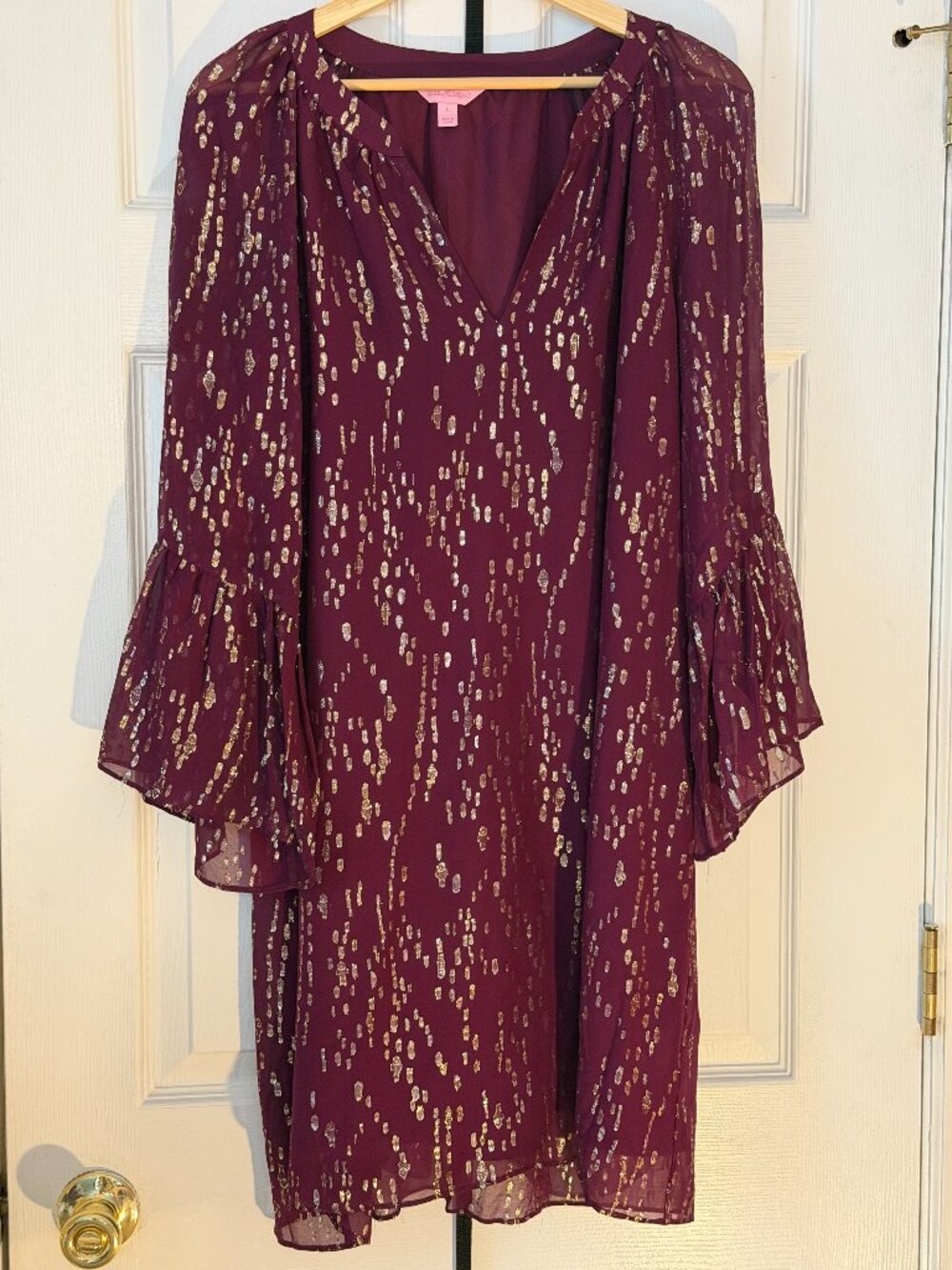 Lilly Pulitzer Silk Tunic Dress in Shiraz Fish Clip Chiffon